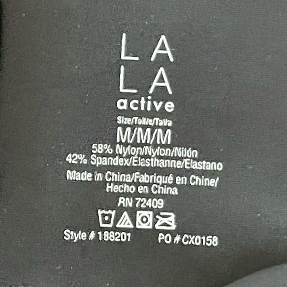 Rainbow Striped Biker Shorts by LaLa Sportswear • Medium • NWT - Picture 4 of 4